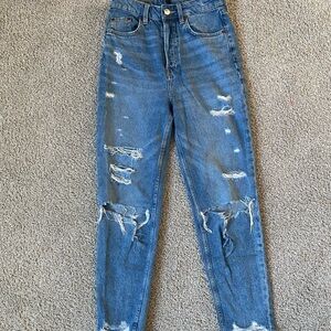 H&M ripped jeans
